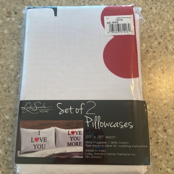 Love you pillowcase set - Picture 3 of 4